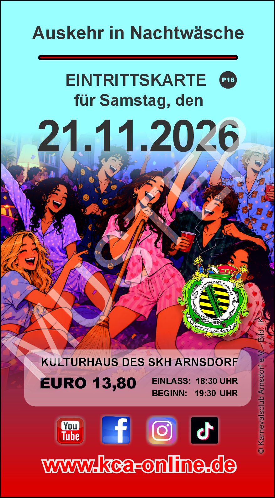 21.11. Auskehr in Nachtwäsche