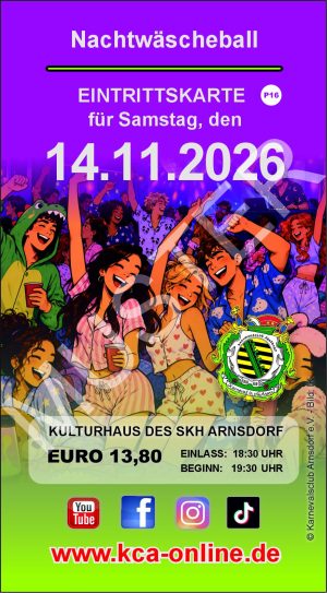14.11. Saisonopening in Nachtwäsche